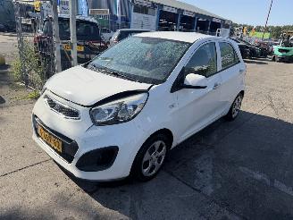 uszkodzony samochody osobowe Kia Picanto 1.0 CVVT 51KW Airco Led BusinessLine 5-Drs NAP 2015/2