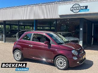 krockskadad bil auto Fiat 500 1.0 Hybrid Lounge Navigatie Climate Cruise PDC 2020/7