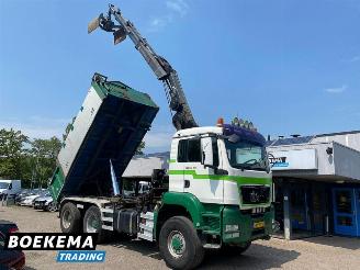 škoda nákladních automobilů MAN TGS 32.400 6X6 Hiab 166Pro Remote Kipper Widespread Euro5 2009/1