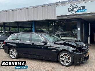krockskadad bil auto BMW 5-serie 518d High Executive Xenon HUD Keyless Climate Cruise PDC Trekh. 2017/2