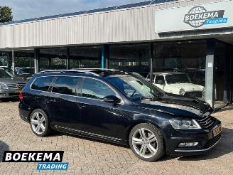 Schadeauto Volkswagen Passat Variant 1.4 TSI R-Line Aut Pano Leer Climate stoelverw. 2014/3