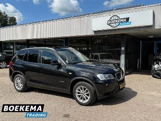 krockskadad bil auto BMW X3 xDrive20i High Ex. Aut Panorama Head-Up Leer Navigatie 2012/10