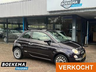 skadebil auto Fiat 500C 0.9 TwinAir Lounge Cabriolet Airco PDC 2013/2