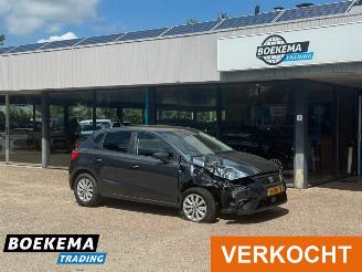 krockskadad bil auto Seat Ibiza 1.0 TSI 95PK Style Virtual Clima Cruise Stoelverw. 2023/4