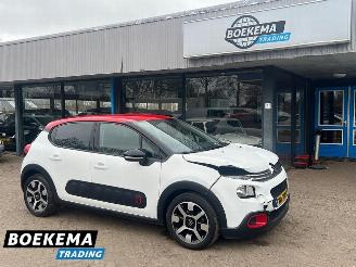 uszkodzony samochody osobowe Citroën C3 1.2 PureTech Shine Automaat Navigatie Cruise Climate 2018/12