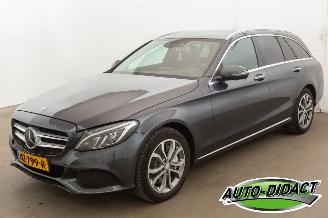 krockskadad bil auto Mercedes C-klasse Estate 350e Automaat Clima Navi Leder Camera Lease Edition 2015/12