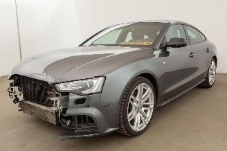 krockskadad bil auto Audi A5 2.0 TFSI quattro Automaat Clima Navi Elek Dak Sport Edition 2015/12