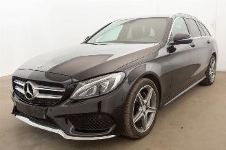 skadebil auto Mercedes C-klasse C180d Navi Clima Leder 2017/2