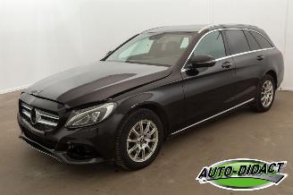 skadebil auto Mercedes C-klasse C180d Automaat Clima Navi Leder 2018/1