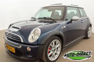 skadebil auto Mini Cooper S 1.6 Airco Open Pano Checkmate 2006/6