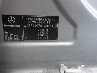 Mercedes E-klasse E (W211) Sedan 5.0 E-500 V8 24V (M113.967) [225kW]  (03-2002/12-2008) picture 6