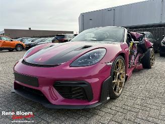 damaged passenger cars Porsche 718 Spyder 4.0 GT4 RS Weissach 500pk 2023/12