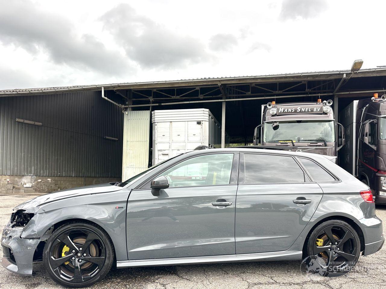Audi A3 Gereserveerd sportback 1.5 TFSI 150pk aut + f1 S-Line Ed - pano - virtual - cam - carbon - leer - gele gordels - s3