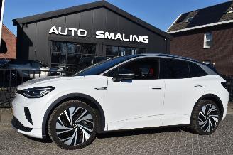 krockskadad bil auto Volkswagen ID.4 77Kwh MAX 204Pk 3FASE *Navi/Clima/Leder/Panorama/Camera/Stoelverwarming 2020/12