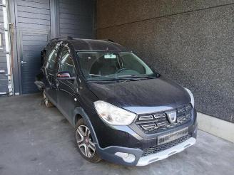 Vrakbiler auto Dacia Dokker Dokker (0S), MPV, 2012 / 2021 1.3 TCE 130 2019/7