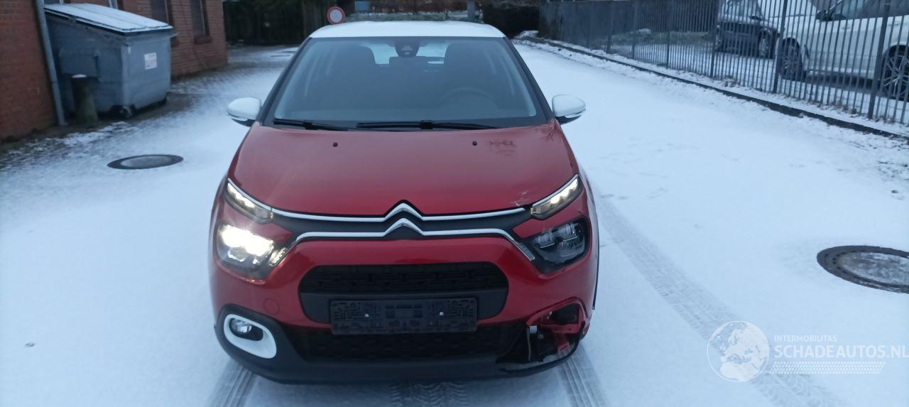 Citroën C3 1.2-Benzine Led-Koplampen Led-Dagrijverlichting Airconditioning stoelverwarming CruiseControl Bi-Color pearl metallic Lak