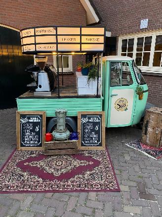 krockskadad bil motor Piaggio  APE P501 COFFEE BAR IBIZA STYLE 1987/9