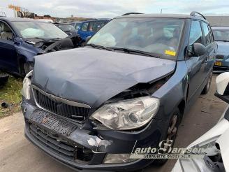 Vrakbiler auto Skoda Fabia Fabia II Combi, Combi 5-drs, 2007 / 2015 1.2 TDI 12V Greenline 2011/2