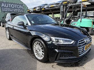 Damaged car Audi A5 2.0 TFSI 185KW Autom. Quattro S-Line Cabriolet Leer Led Xenon 2018/2
