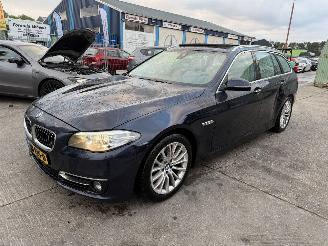 Voiture accidenté BMW 5-serie 520i Autom. 135KW Pano Clima Navi Hud Luxury Edition NAP 2017/1